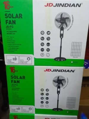 Rechargeable Solar Fan