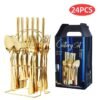 Gold Cutlery Set