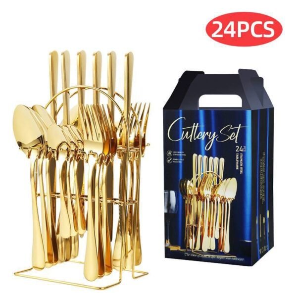 Gold Cutlery Set