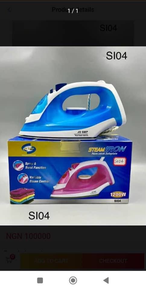 SMP Steam Iron